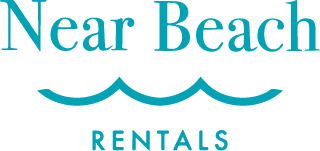 Near Beach Rentals - teal wide logo x2
